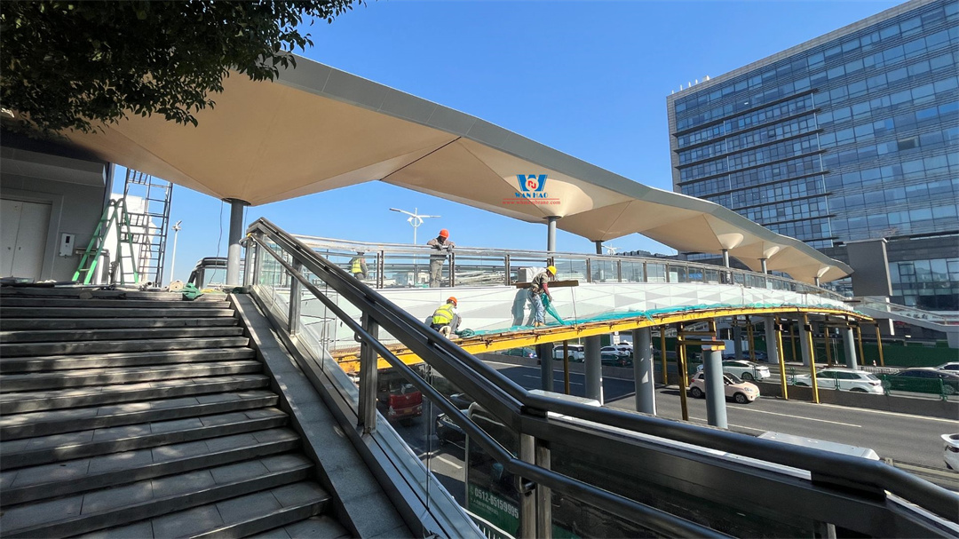 Membrane structure: bringing innovative beauty to transportation facilities