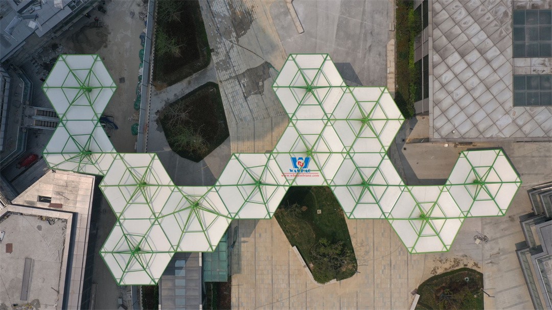 Membrane structure: bringing innovative beauty to transportation facilities