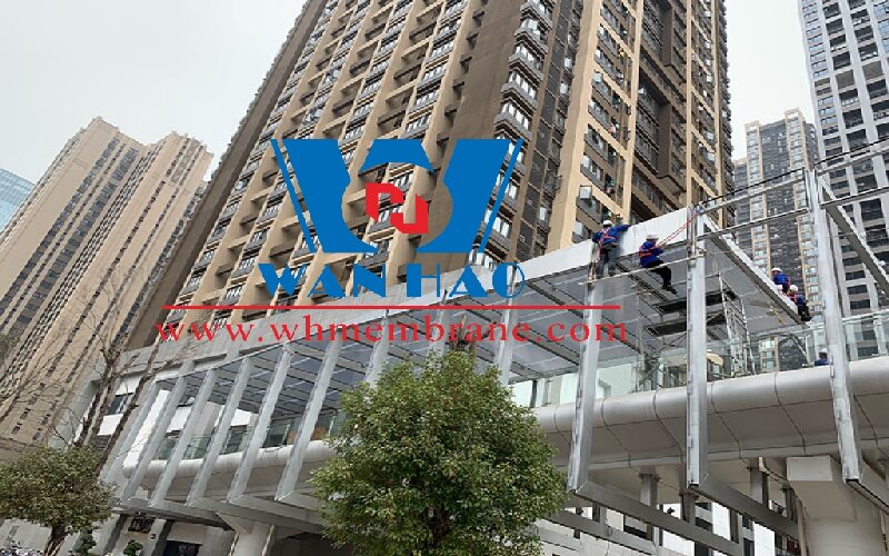 ETFE Corridor Membrane Structure OF Shenzhen Longgang Three Museums And One City