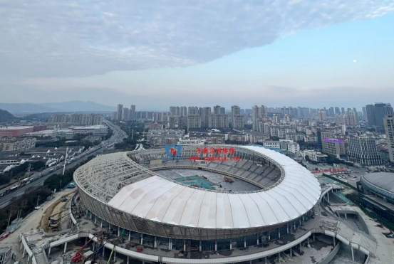 PTFE Membrane Roofing for Pingyang Sports Center
