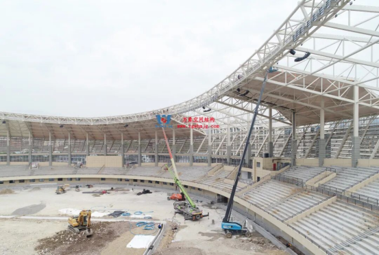 PTFE Membrane Roofing for Pingyang Sports Center