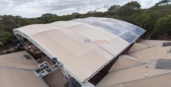 Australia’s Fountain Square Dual-Membrane Canopy Debuts with ETFE PTFE Australia’s Fountain Square Dual-Membrane Canopy Debuts with ETFE PTFE