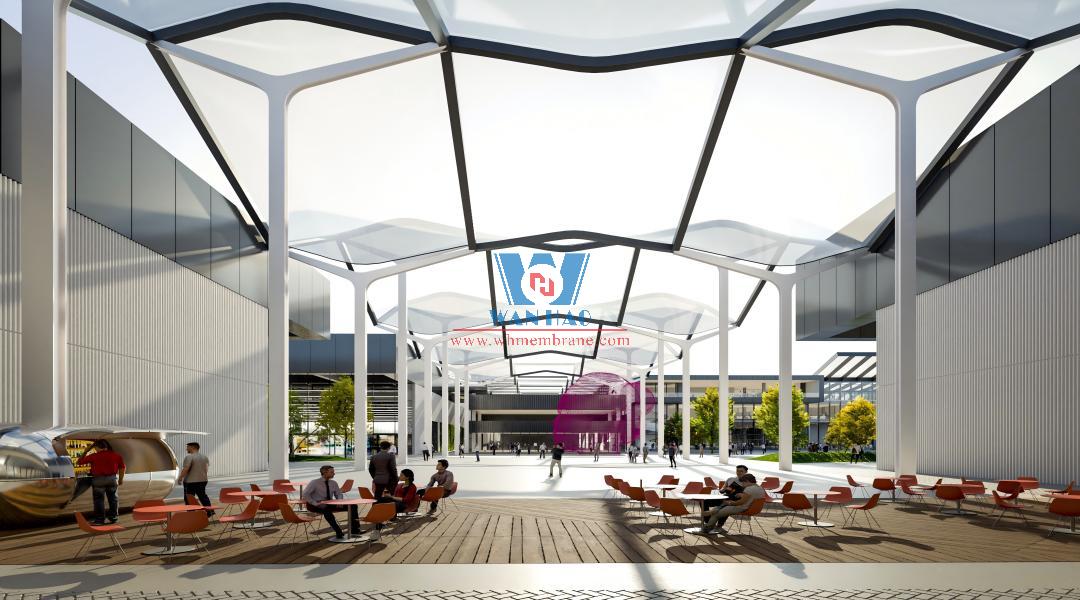 هيكل غشاء ETFE لمركز مؤتمرات صربيا هيكل غشاء ETFE لمركز مؤتمرات صربيا