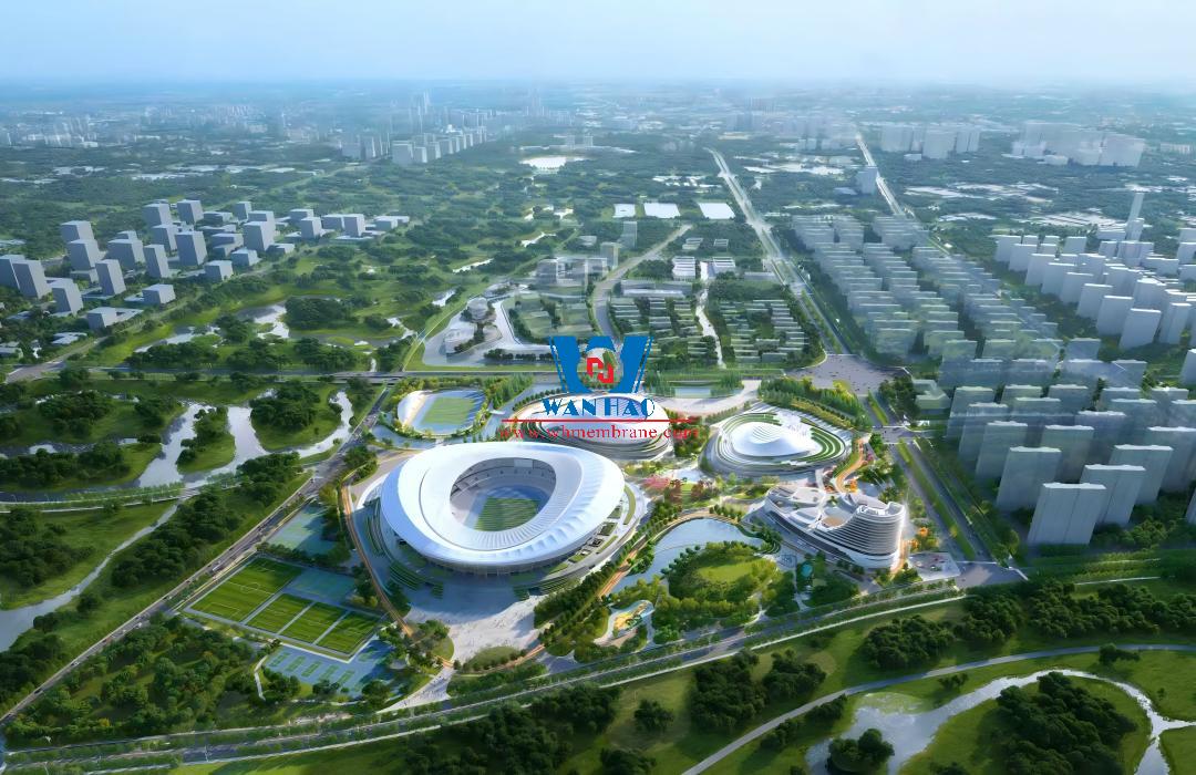 Wuxi Olympic Sports Industry Center ETFE Membrane Structure Project Wuxi Olympic Sports Industry Center ETFE Membrane Structure Project