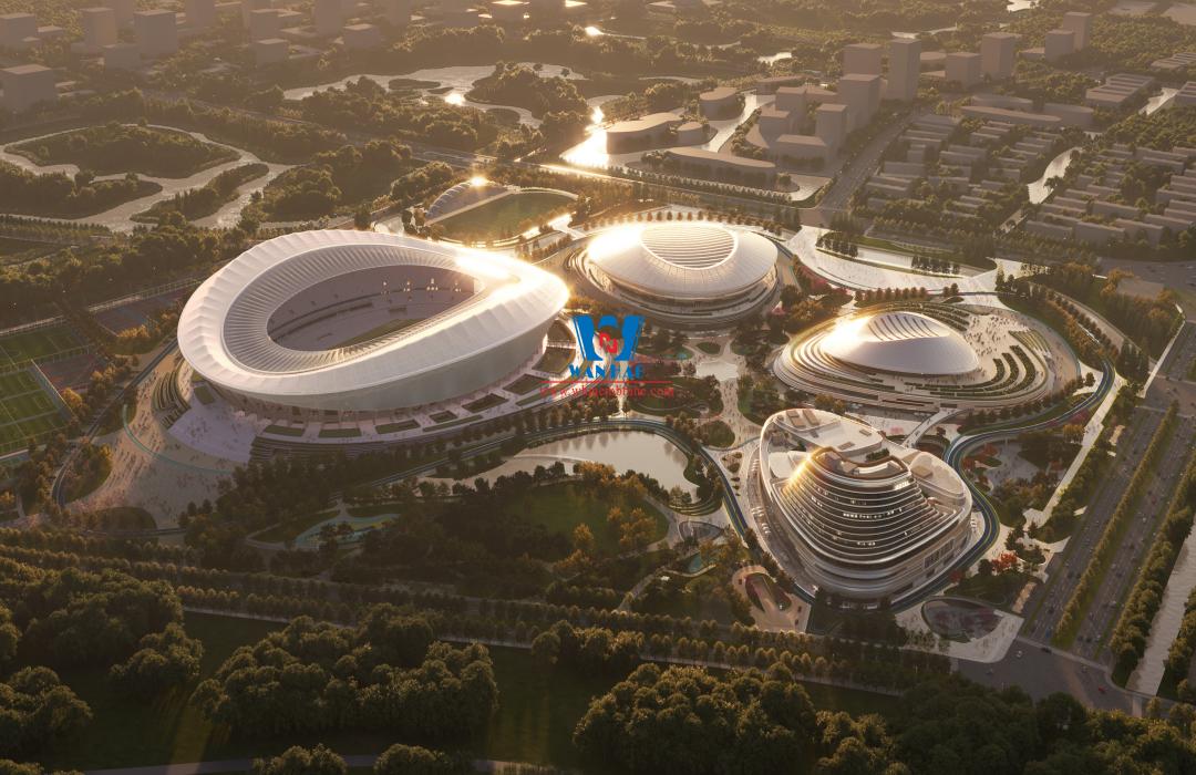 Wuxi Olympic Sports Industry Center ETFE Membrane Structure Project Wuxi Olympic Sports Industry Center ETFE Membrane Structure Project