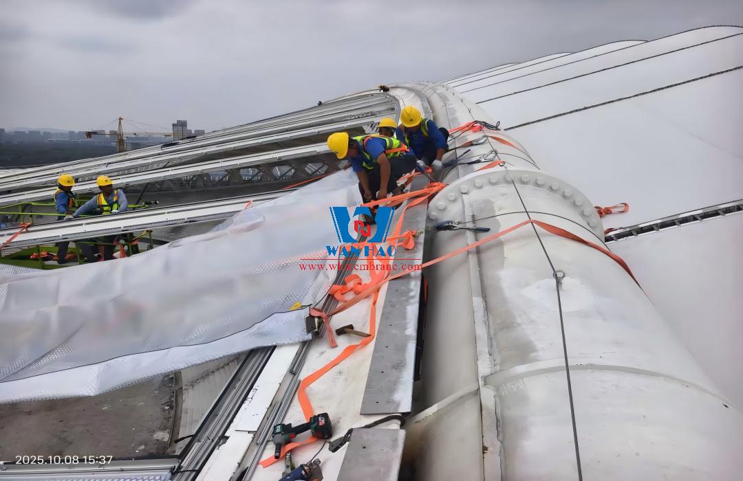 Wuxi Olympic Sports Industry Center ETFE Membrane Structure Project Wuxi Olympic Sports Industry Center ETFE Membrane Structure Project