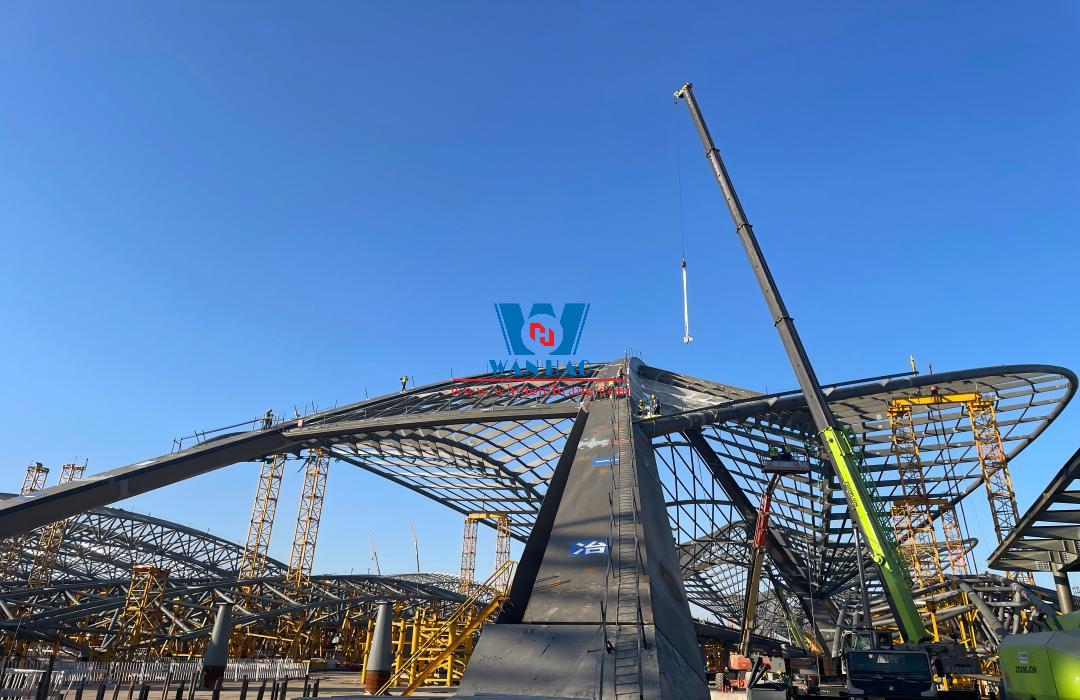 Zhengzhou Zhongyuan High-Speed Rail Port Digital Exhibition and Trade City ETFE PTFE Membrane Structure Project Zhengzhou Zhongyuan High-Speed Rail Port Digital Exhibition and Trade City ETFE PTFE Membrane Structure Project