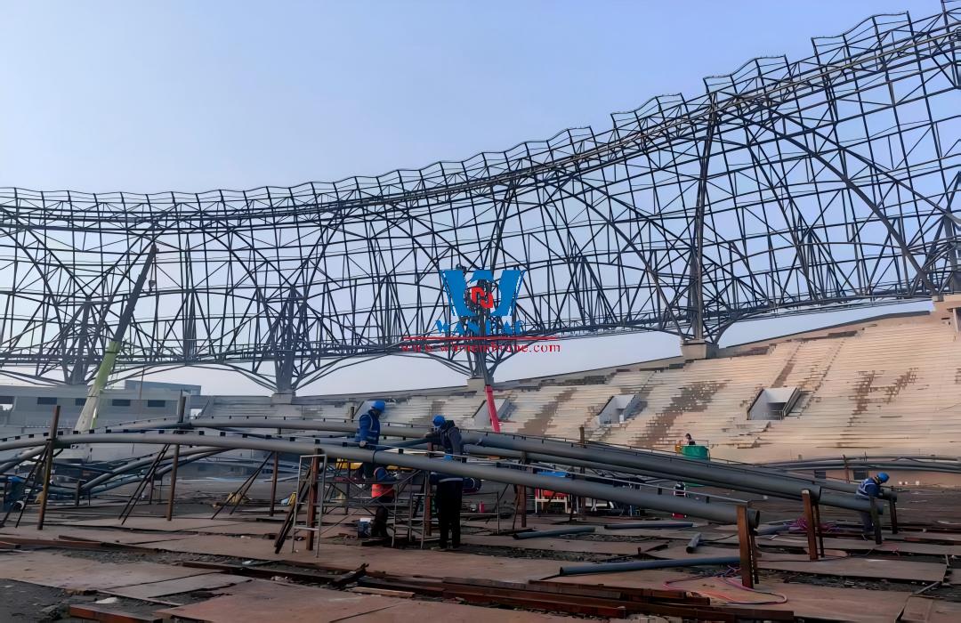 Shandong Penglai Stadium PTFE Membrane Structure Project Shandong Penglai Stadium PTFE Membrane Structure Project