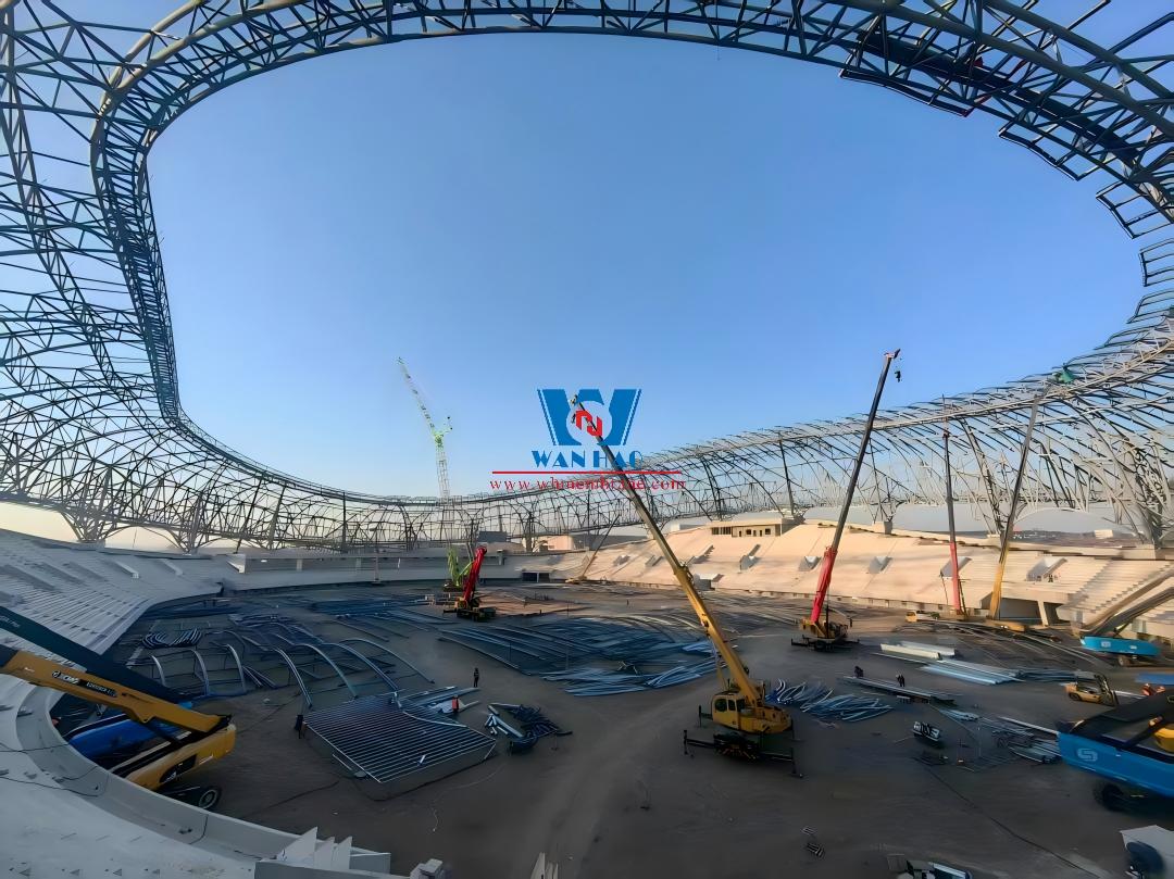 Shandong Penglai Stadium PTFE Membrane Structure Project Shandong Penglai Stadium PTFE Membrane Structure Project