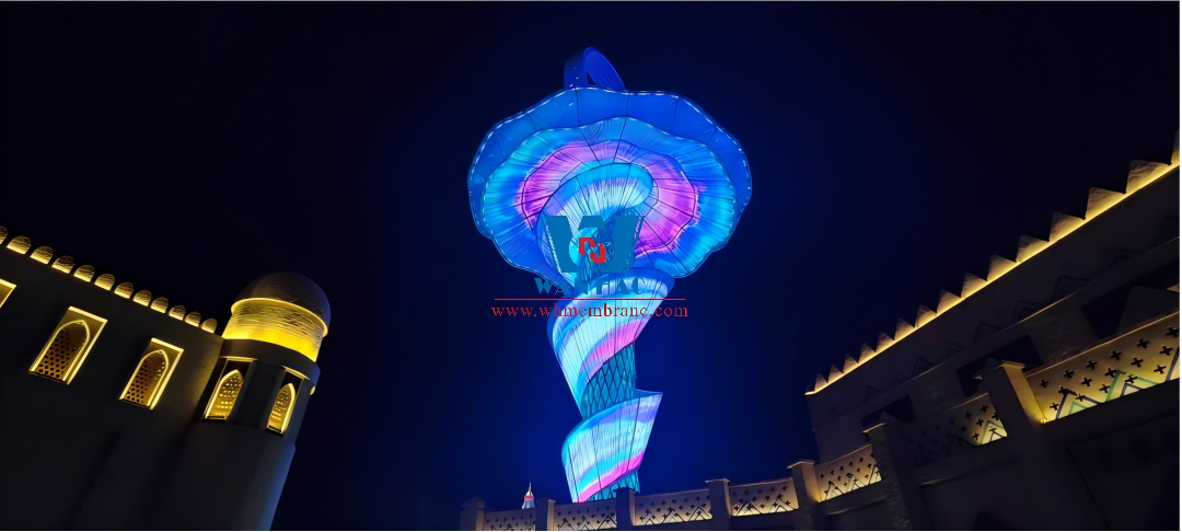 The beauty of membrane structure architecture