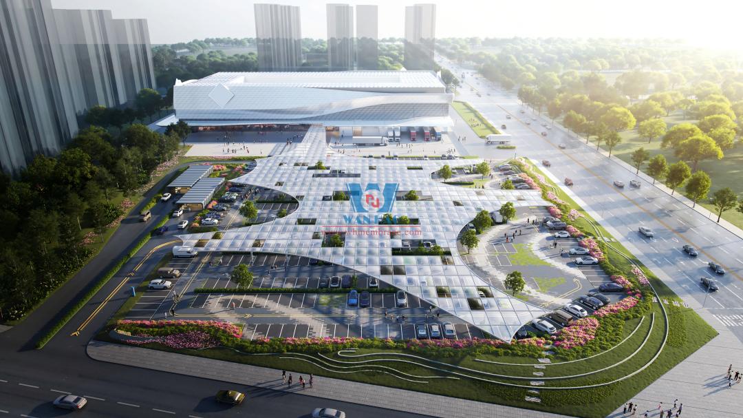 Green Heart Sea • Wisdom Industry-Finance Agribusiness Integration Project: ETFE Air Cushion Canopy Installation Green Heart Sea • Wisdom Industry-Finance Agribusiness Integration Project: ETFE Air Cushion Canopy Installation