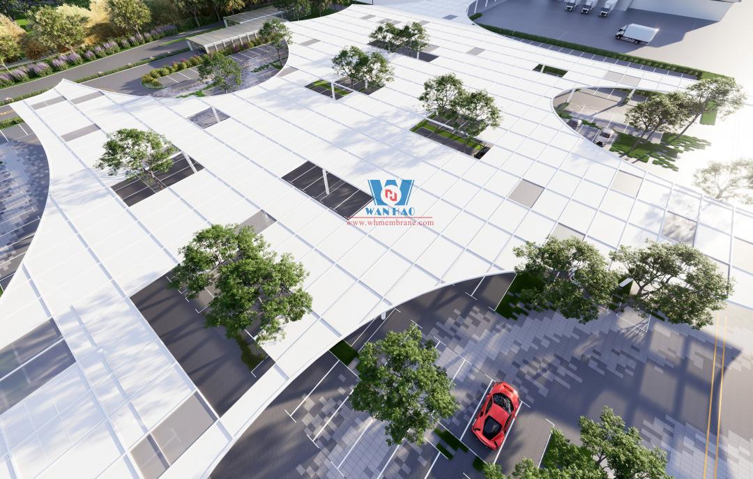 Green Heart Sea • Wisdom Industry-Finance Agribusiness Integration Project: ETFE Air Cushion Canopy Installation Green Heart Sea • Wisdom Industry-Finance Agribusiness Integration Project: ETFE Air Cushion Canopy Installation