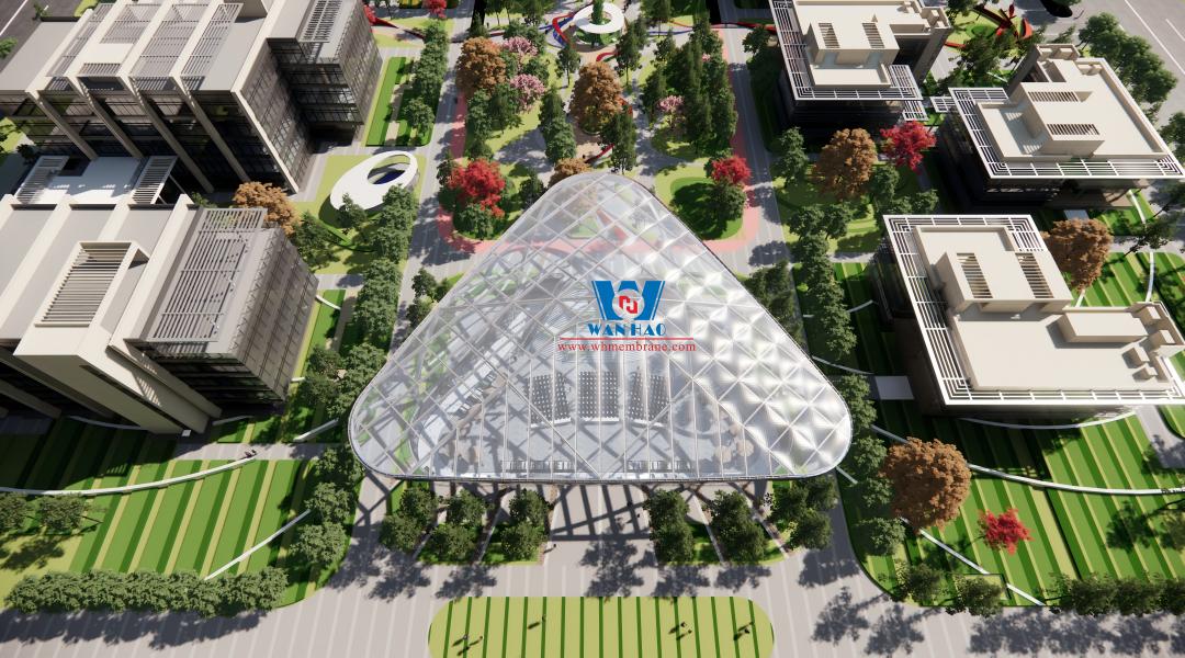 Shandong High-End Chemical Research Institute Project: ETFE Membrane Structure Engineering