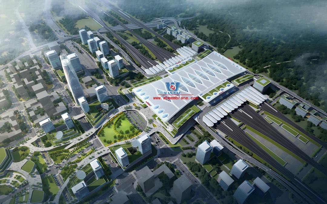 Chongqing East Station Membrane Structure Roof Project Chongqing East Station Membrane Structure Roof Project