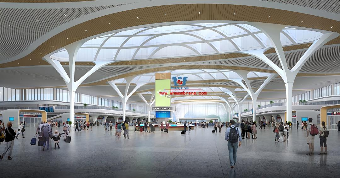 Chongqing East Station Membrane Structure Roof Project Chongqing East Station Membrane Structure Roof Project