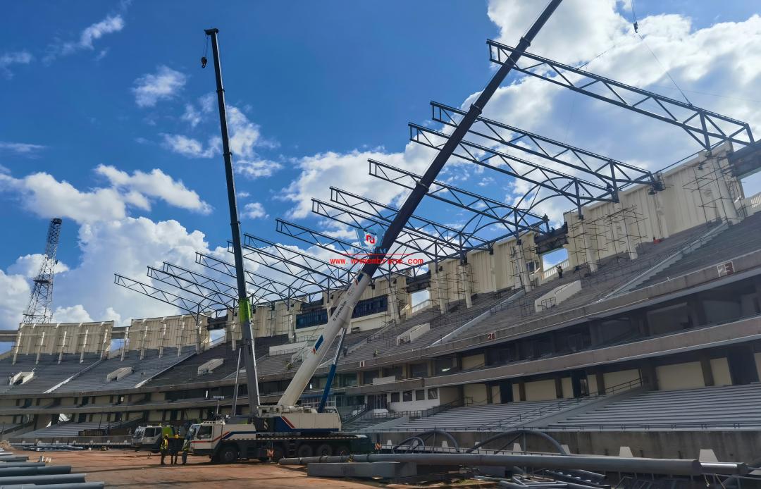 African Cup Kenya Stadium PTFE membrane structure roofing project