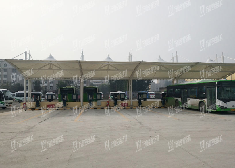 مشروع الهيكل الغشائي لمحطة الشحن في أنيانغ، مقاطعة خنان