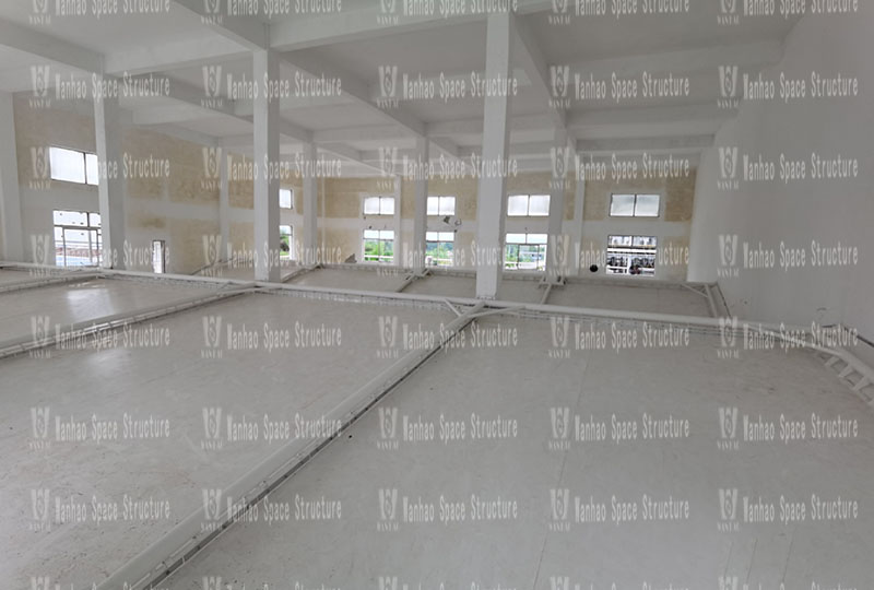 مشروع الهيكل الغشائي الفولاذي الداخلي لمحطة معالجة مياه الصرف لشركة Zhejiang Xianju Pharmaceutical Co., Ltd.