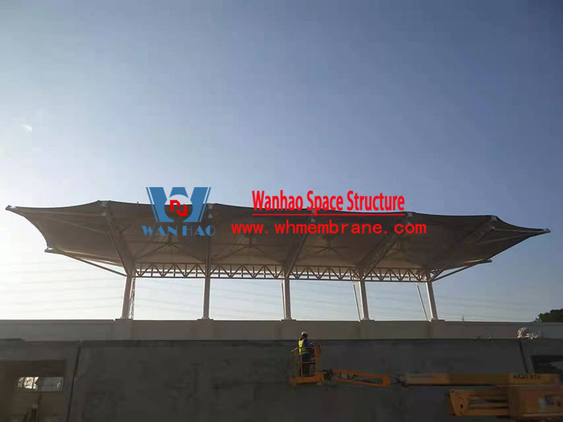 مشروع الهيكل الغشائي للمدرسة الجديدة ذات التسع سنوات في مدينة Zhangjiagang