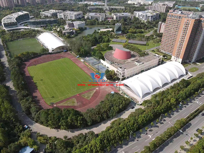 مشروع تجديد الملاعب الخارجية بجامعة نوتنغهام نينغبو – الهندسة الغشائية