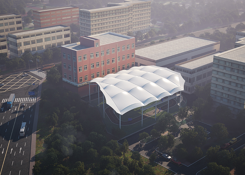 مشروع تحويل الهيكل الغشائي لمركز التدريب وقاعدة التدريب التابعة لشركة State Grid Jiangxi Electric Power Co., Ltd.