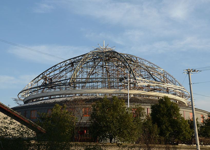 مشروع الهيكل الفولاذي المُشكّل للمسرح الكبير في تيانهوا