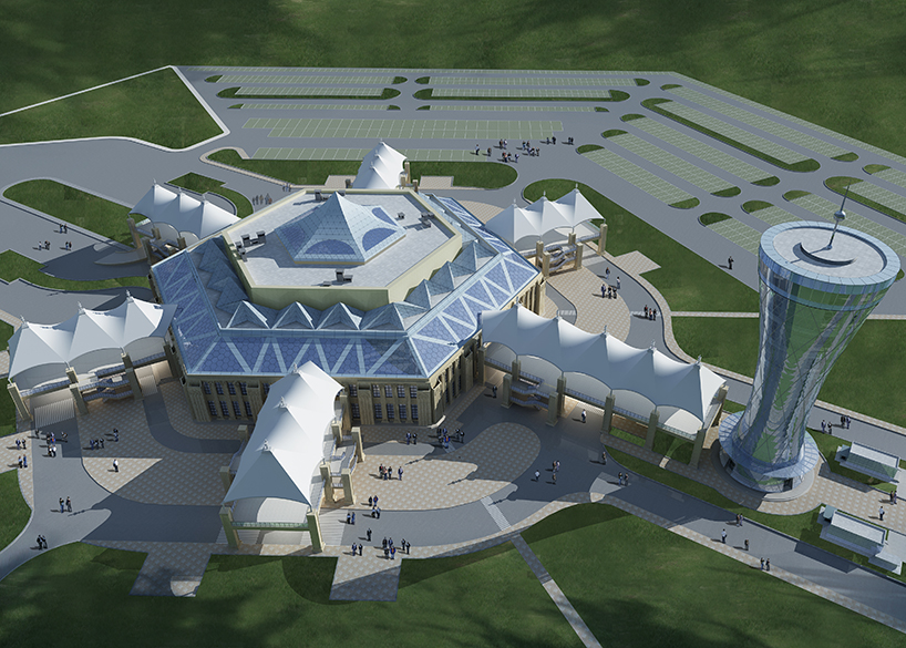 مشروع هيكل فيلم الصلب لمركز توزيع حدود السماء في بحيرة تشاكا للملح، Qinghai