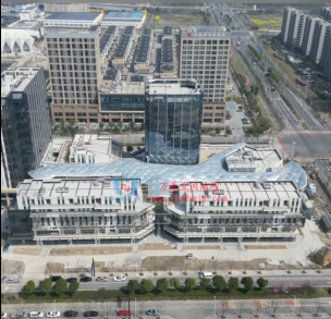 ETFE air-pillow membrane structure commercial canopy