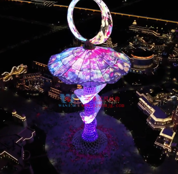 ETFE membrane structure landmark tower landscape