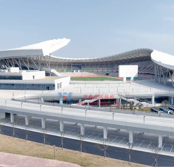 PTFE steel membrane structure sports center roof