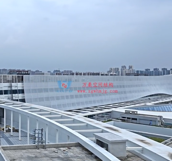 ptfe mesh fabric curtain wall charm