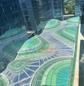 Chashan ETFE air pillow commercial canopy