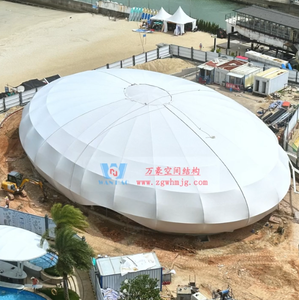 PTFE pearl shells on the beach