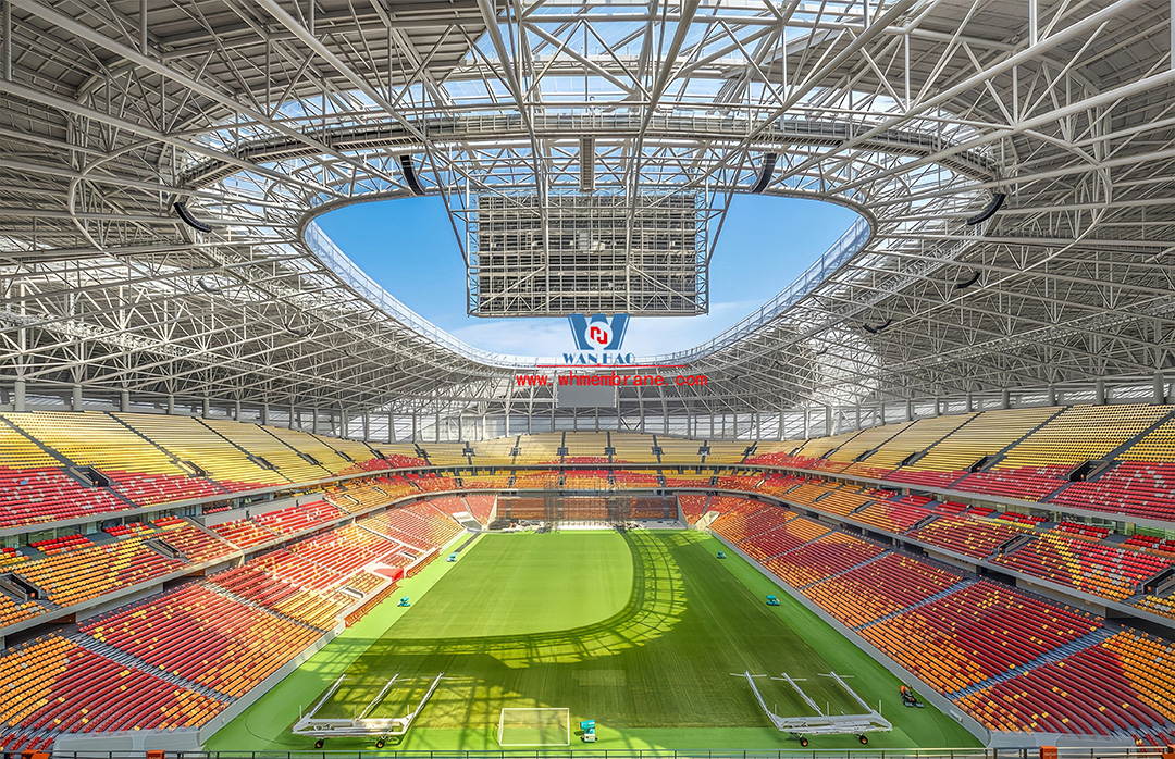 Advantages of membrane structure for large stadiums