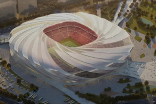 Architectural structure Design of Longxing Football Stadium, a football palace of Chongqing temperament