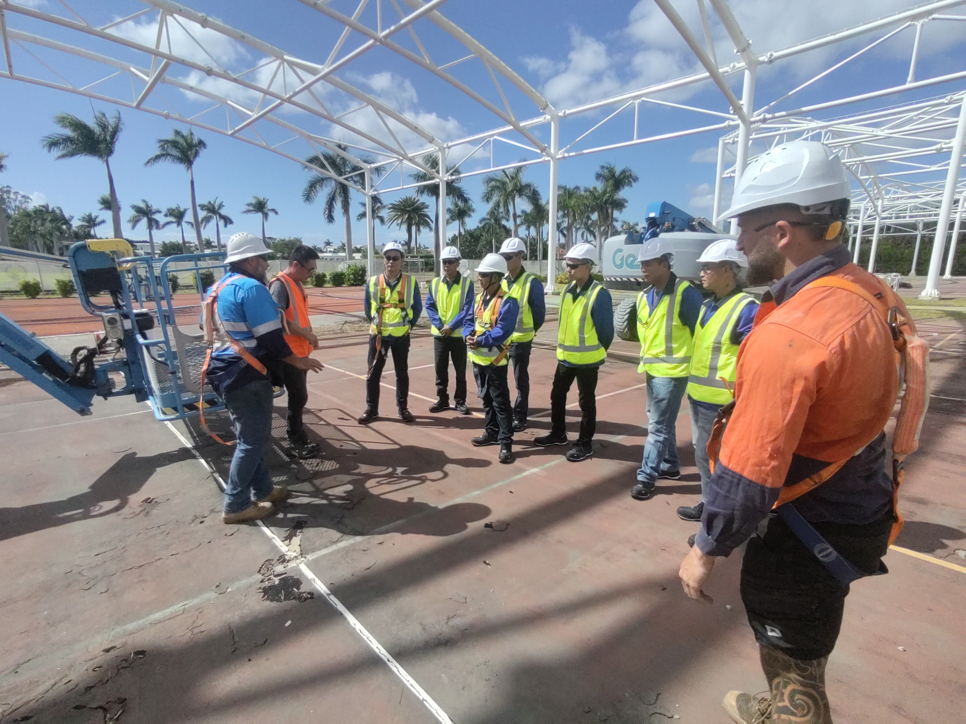 Australia PTFE tennis court project