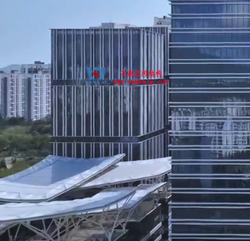 CCCC Hainan headquarters base ETFE air pillow commercial canopy