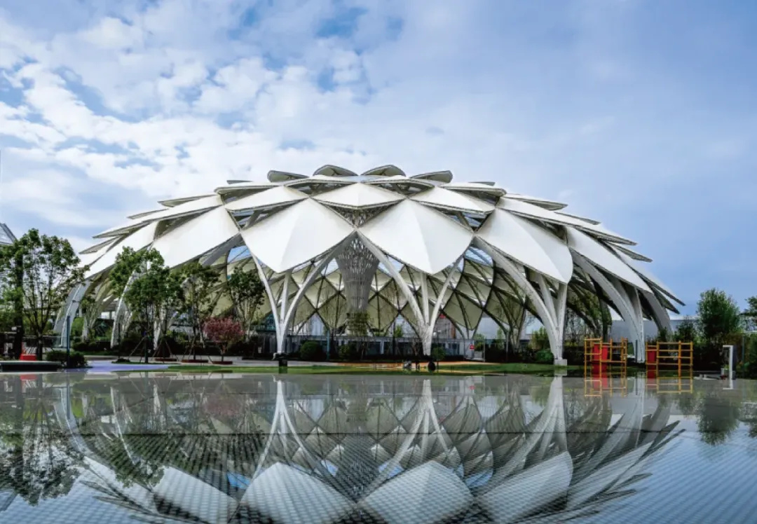 The charm of Membrane structure - the magic moment of the dome canopy