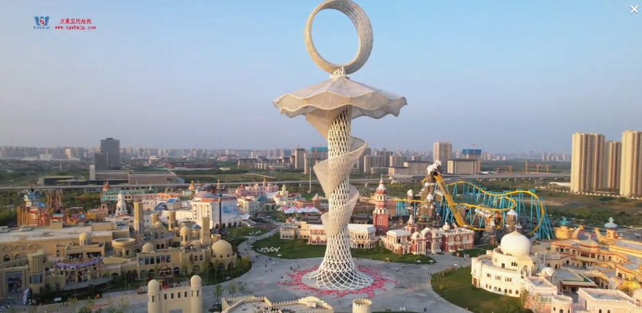 Light and shadow effect of ETFE film