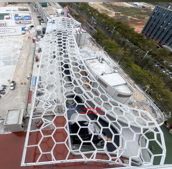 Highly favored steel film structure building