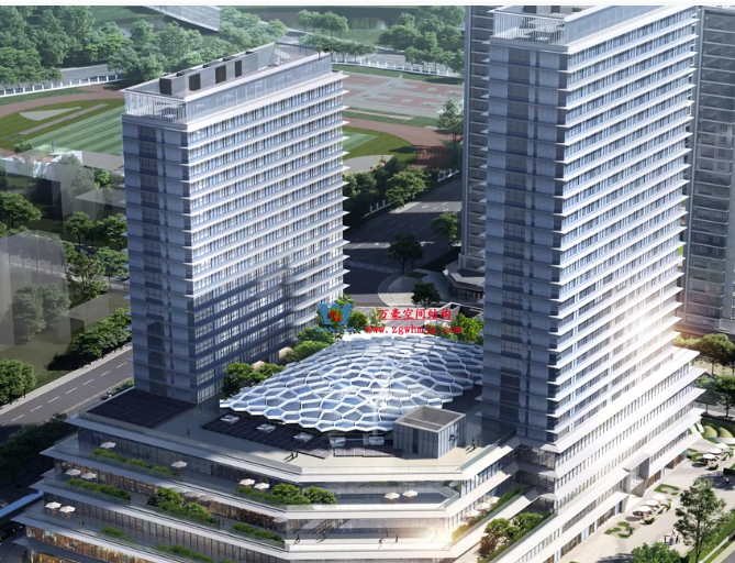 Steel film structure commercial canopy