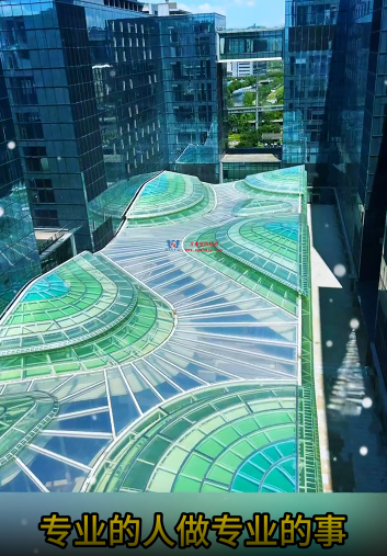 Steel film structure construction project