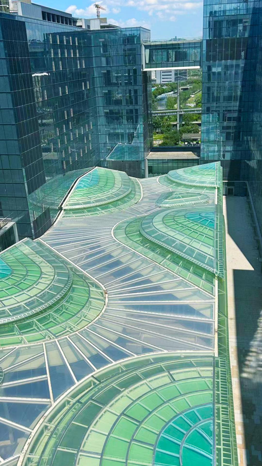 Membrane structure commercial canopy