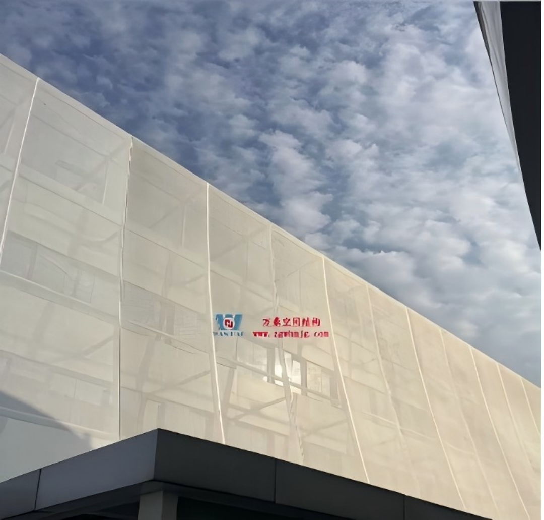 PTFE mesh fabric curtain wall
