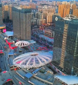 The city's new landmark |ETFE membrane structure canopy, for you to support the beautiful space