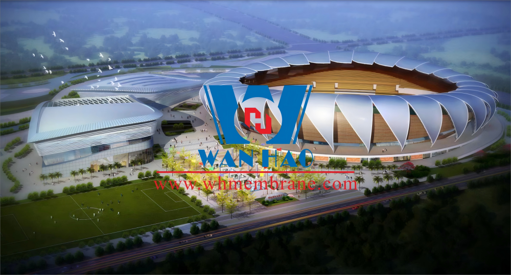 PTFE Canopy Membrane For Ruili International Culture Center