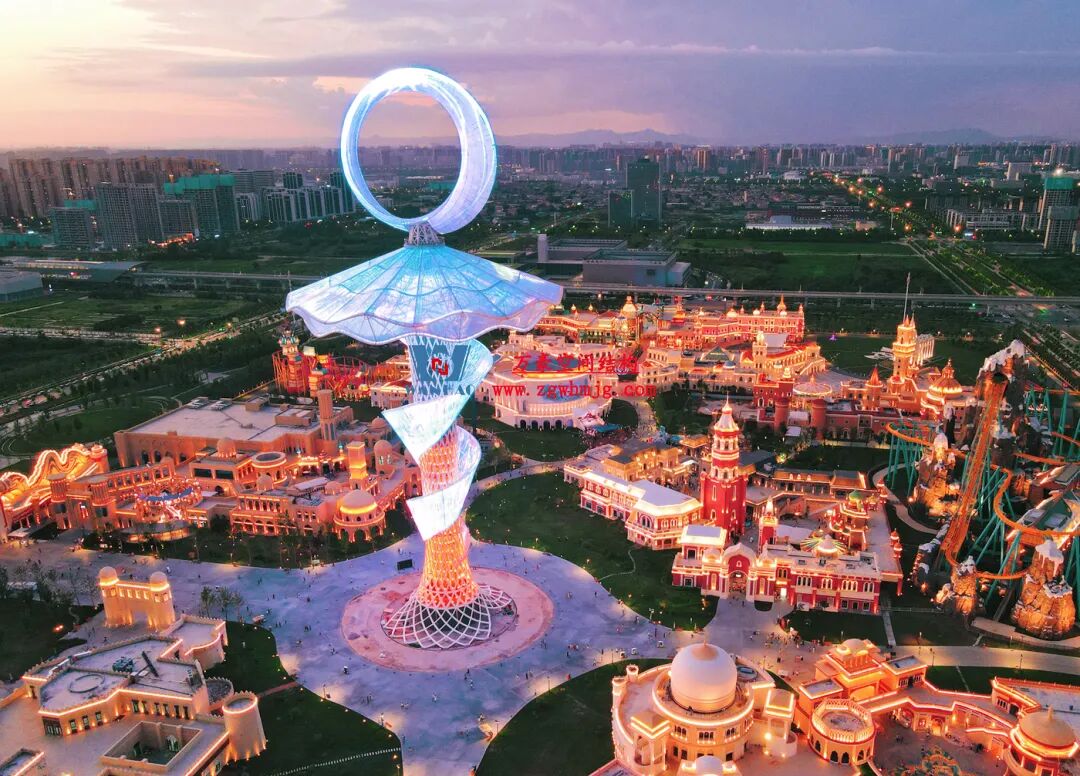 برج معلم طريق الحرير بغشاء ETFE شيآن