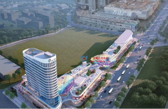 ETFE Air Pillow Membrane Structure Canopy for Maoming Commercial Street