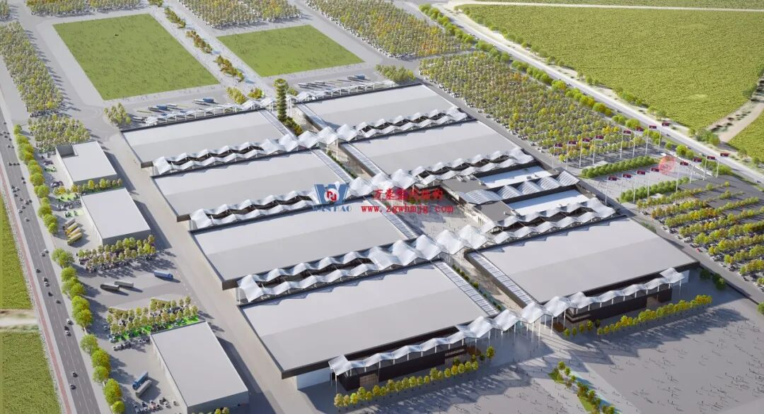 ETFE Membrane structure Roofing  of Belgrade’s world EXPO