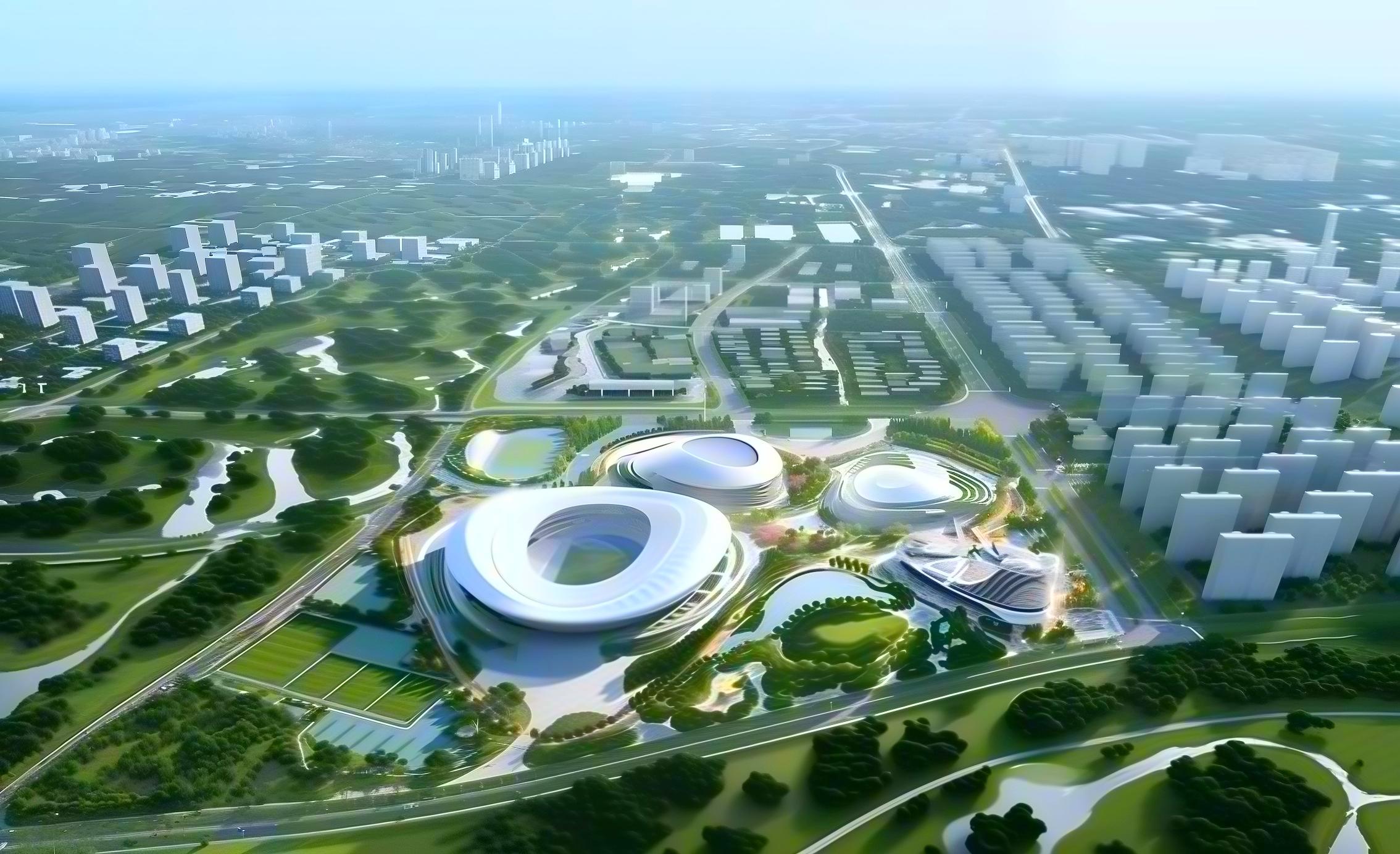 Wuxi Olympic Sports Industry Center ETFE Membrane Structure Project